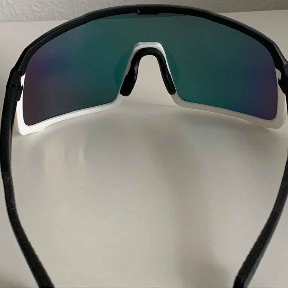 Diamond Eyewear White Orange Sporty Sunglasses Baseball Outdoor Fishing Box Case
